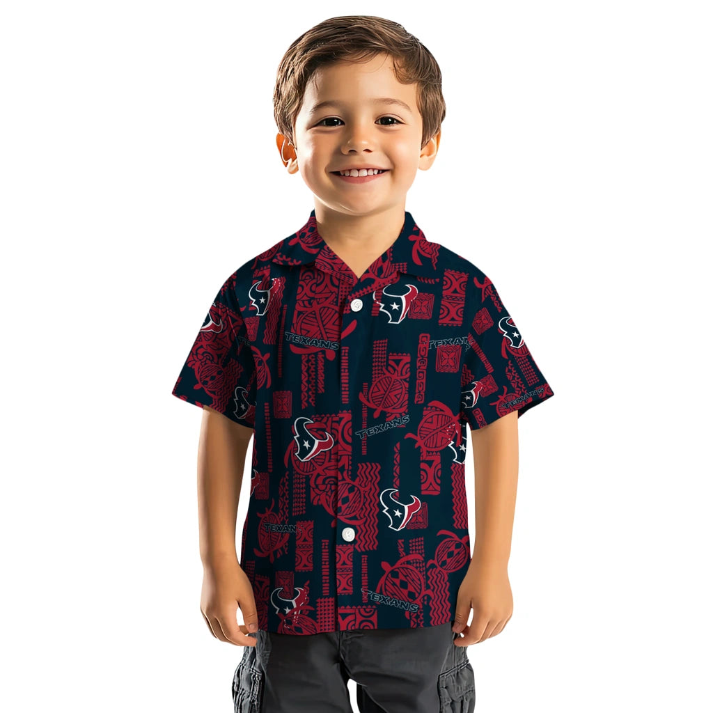 Houston Texans Hawaiian Shirt - Turtle Lines | Hula Hawaiian Shirts