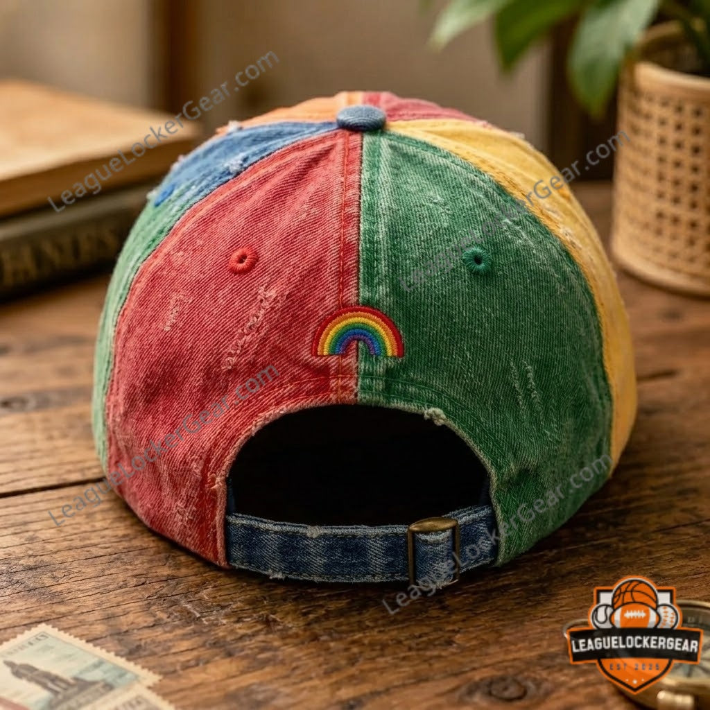 Human Beings Rainbow Equality Baseball Cap - LeagueLockerGear
