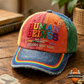 Human Beings Rainbow Equality Baseball Cap - LeagueLockerGear