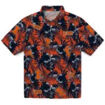 Illinois Fighting Illini Hawaiian Shirt - Hibiscus Exotic | Hula Hawaiian Shirts