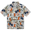 Illinois Fighting Illini Hawaiian Shirt - Hibiscus Seaside | Hula Hawaiian Shirts