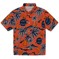 Illinois Fighting Illini Hawaiian Shirt - Palm Sunset | Hula Hawaiian Shirts