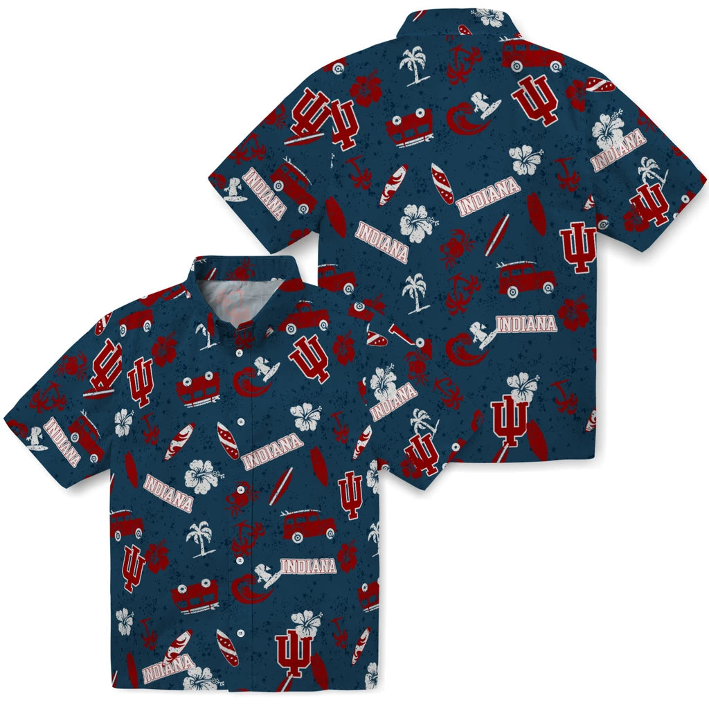 Indiana Hoosiers Hawaiian Shirt - Beach Vibe | Hula Hawaiian Shirts