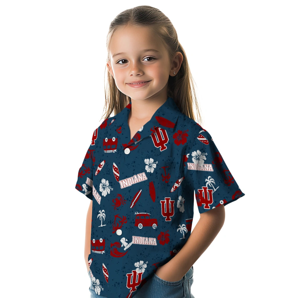 Indiana Hoosiers Hawaiian Shirt - Beach Vibe | Hula Hawaiian Shirts