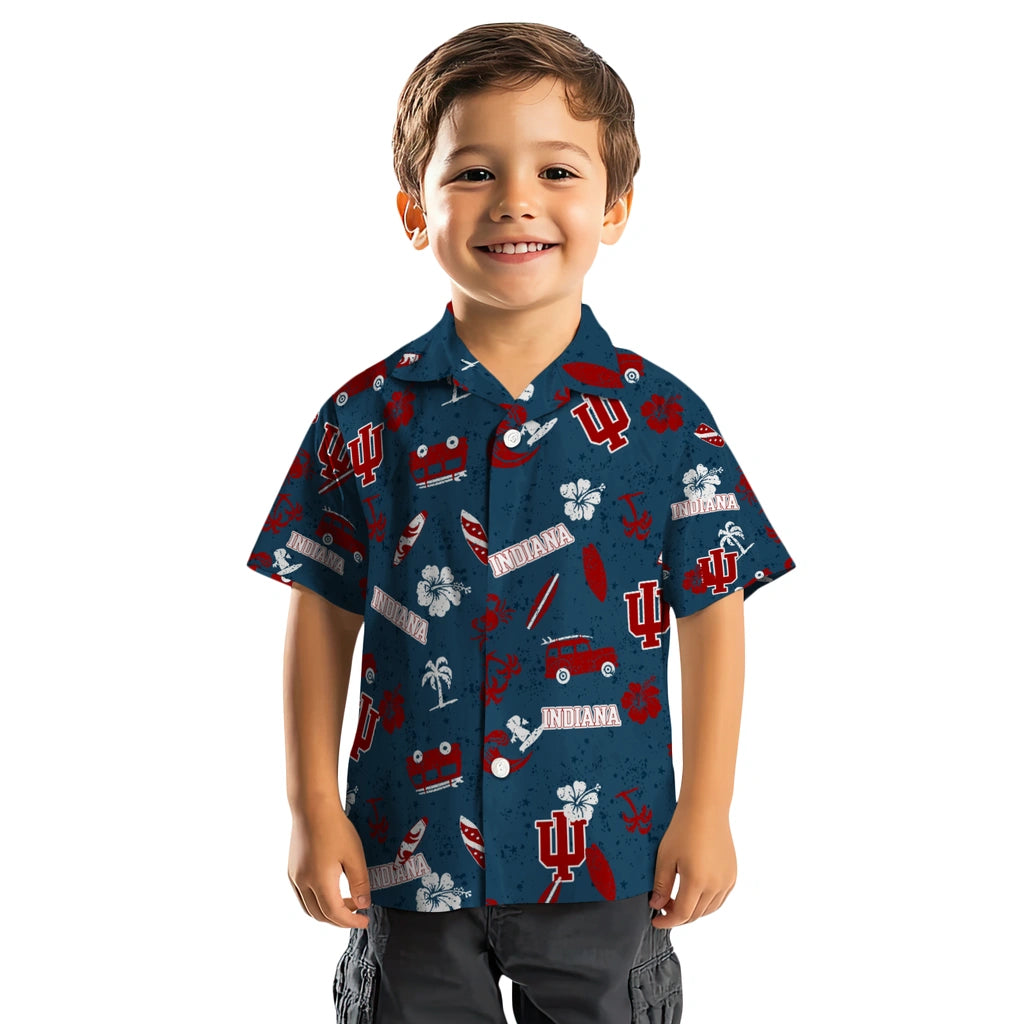 Indiana Hoosiers Hawaiian Shirt - Beach Vibe | Hula Hawaiian Shirts