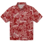 Indiana Hoosiers Hawaiian Shirt - Hibiscus Oasis | Hula Hawaiian Shirts