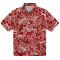 Indiana Hoosiers Hawaiian Shirt - Hibiscus Oasis | Hula Hawaiian Shirts