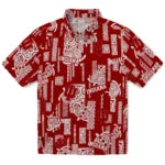 Indiana Hoosiers Hawaiian Shirt - Turtle Lines | Hula Hawaiian Shirts