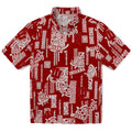 Indiana Hoosiers Hawaiian Shirt - Turtle Lines | Hula Hawaiian Shirts