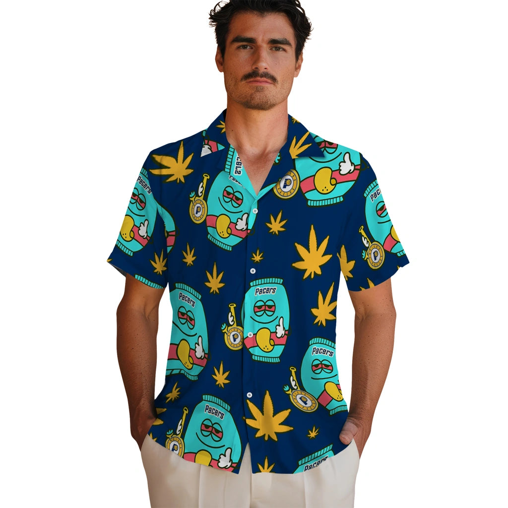 Indiana Pacers Hawaiian Shirt - Chill Vibe | Hula Hawaiian Shirts