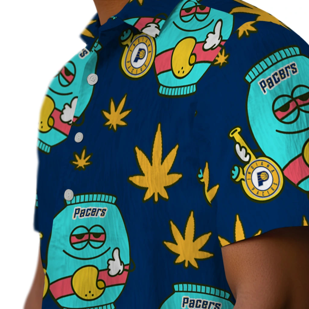 Indiana Pacers Hawaiian Shirt - Chill Vibe | Hula Hawaiian Shirts