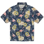 Indiana Pacers Hawaiian Shirt - Flamingo Hibiscus | Hula Hawaiian Shirts