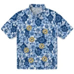 Indiana Pacers Hawaiian Shirt - Hibiscus Blooms | Hula Hawaiian Shirts