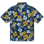 Indiana Pacers Hawaiian Shirt - Hibiscus Flower Design | Hula Hawaiian Shirts