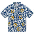 Indiana Pacers Hawaiian Shirt - Hibiscus Motif | Hula Hawaiian Shirts