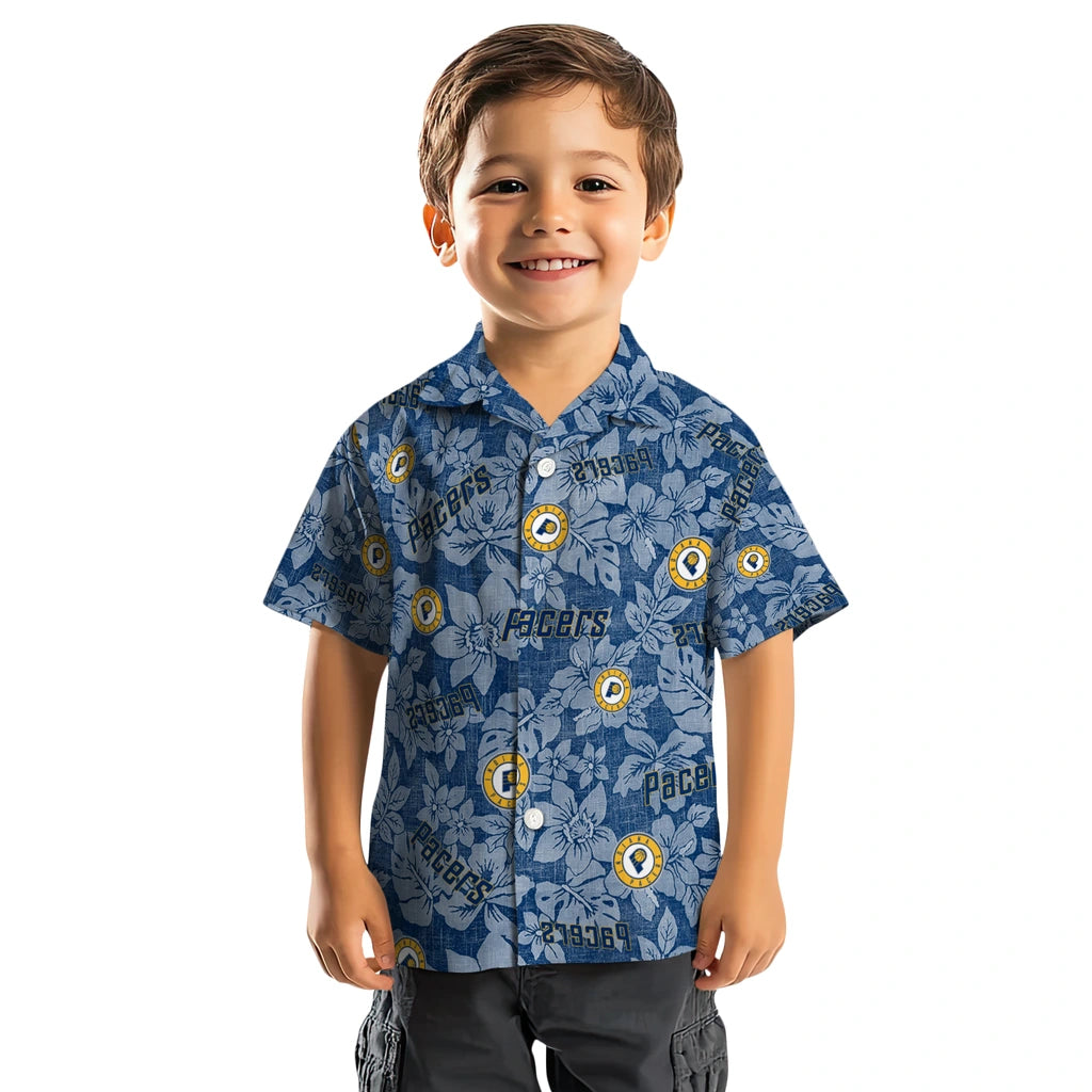 Indiana Pacers Hawaiian Shirt - Hibiscus Oasis | Hula Hawaiian Shirts