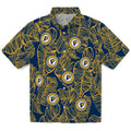 Indiana Pacers Hawaiian Shirt - Leaf Outline | Hula Hawaiian Shirts