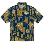 Indiana Pacers Hawaiian Shirt - Turtle Lines | Hula Hawaiian Shirts