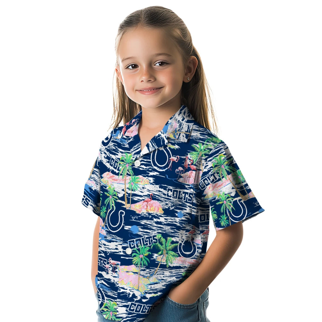 Indianapolis Colts Hawaiian Shirt - Hawaii Island | Hula Hawaiian Shirts