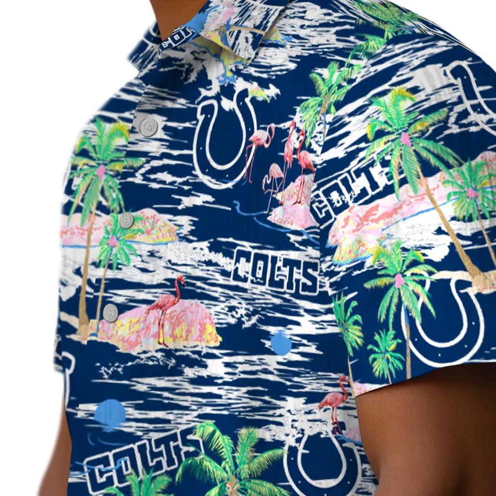 Indianapolis Colts Hawaiian Shirt - Hawaii Island | Hula Hawaiian Shirts