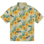 Indianapolis Colts Hawaiian Shirt - Hibiscus Mood | Hula Hawaiian Shirts