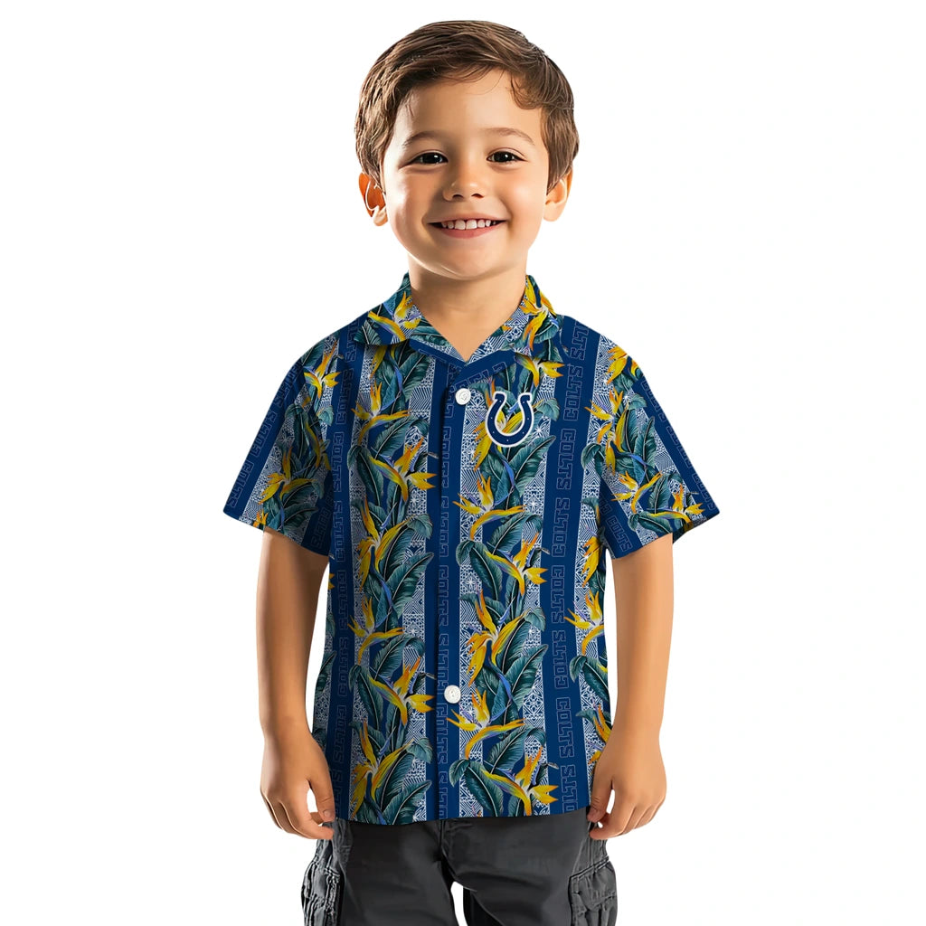 Indianapolis Colts Hawaiian Shirt - Paradise Vines | Hula Hawaiian Shirts