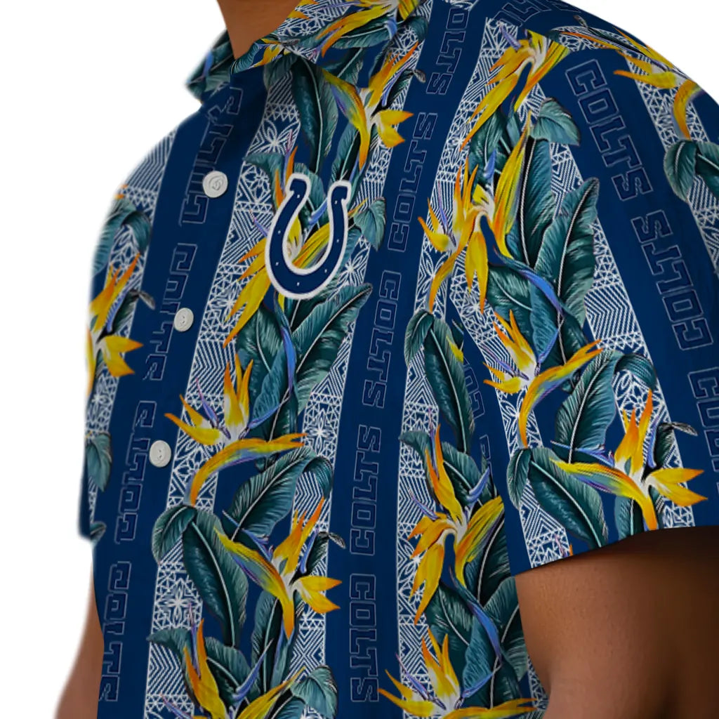 Indianapolis Colts Hawaiian Shirt - Paradise Vines | Hula Hawaiian Shirts