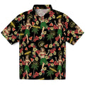 Iowa Hawkeyes Hawaiian Shirt - Hawaiian Girls Design | Hula Hawaiian Shirts