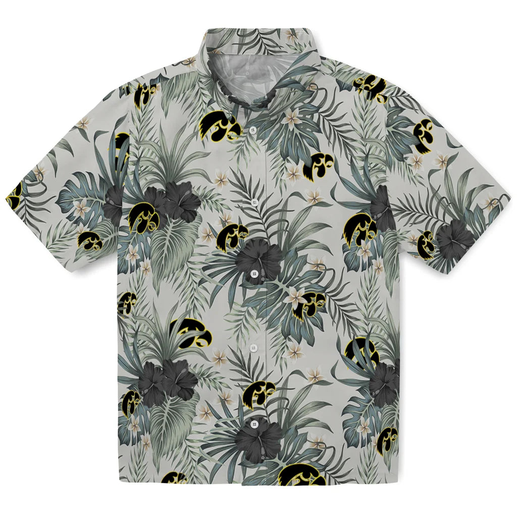 Iowa Hawkeyes Hawaiian Shirt - Hibiscus Designs | Hula Hawaiian Shirts
