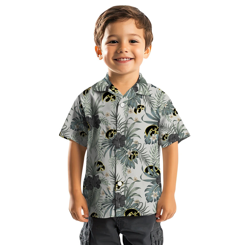 Iowa Hawkeyes Hawaiian Shirt - Hibiscus Designs | Hula Hawaiian Shirts