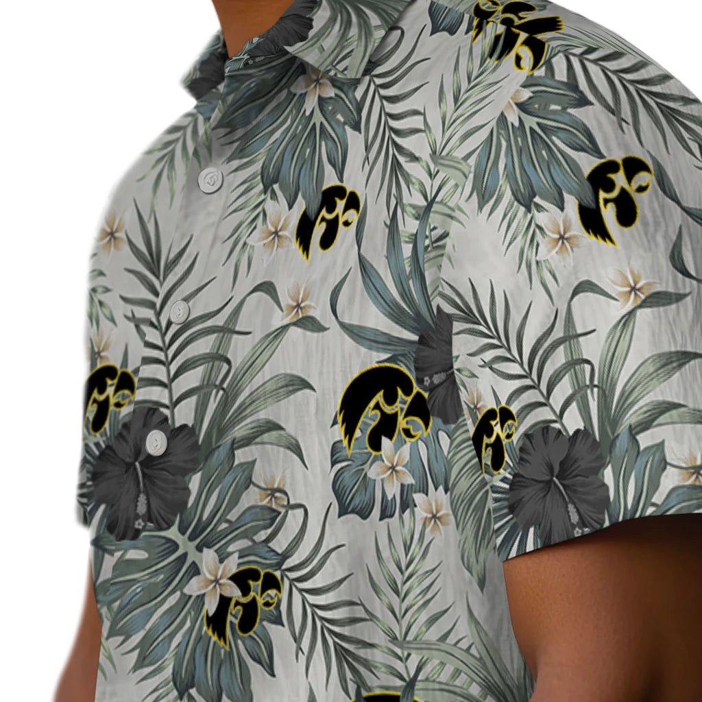 Iowa Hawkeyes Hawaiian Shirt - Hibiscus Designs | Hula Hawaiian Shirts