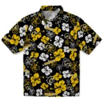 Iowa Hawkeyes Hawaiian Shirt - Hibiscus Flower Design | Hula Hawaiian Shirts