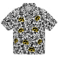 Iowa Hawkeyes Hawaiian Shirt - Hibiscus Motif | Hula Hawaiian Shirts