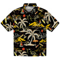Iowa Hawkeyes Hawaiian Shirt - Palm Tree Island | Hula Hawaiian Shirts