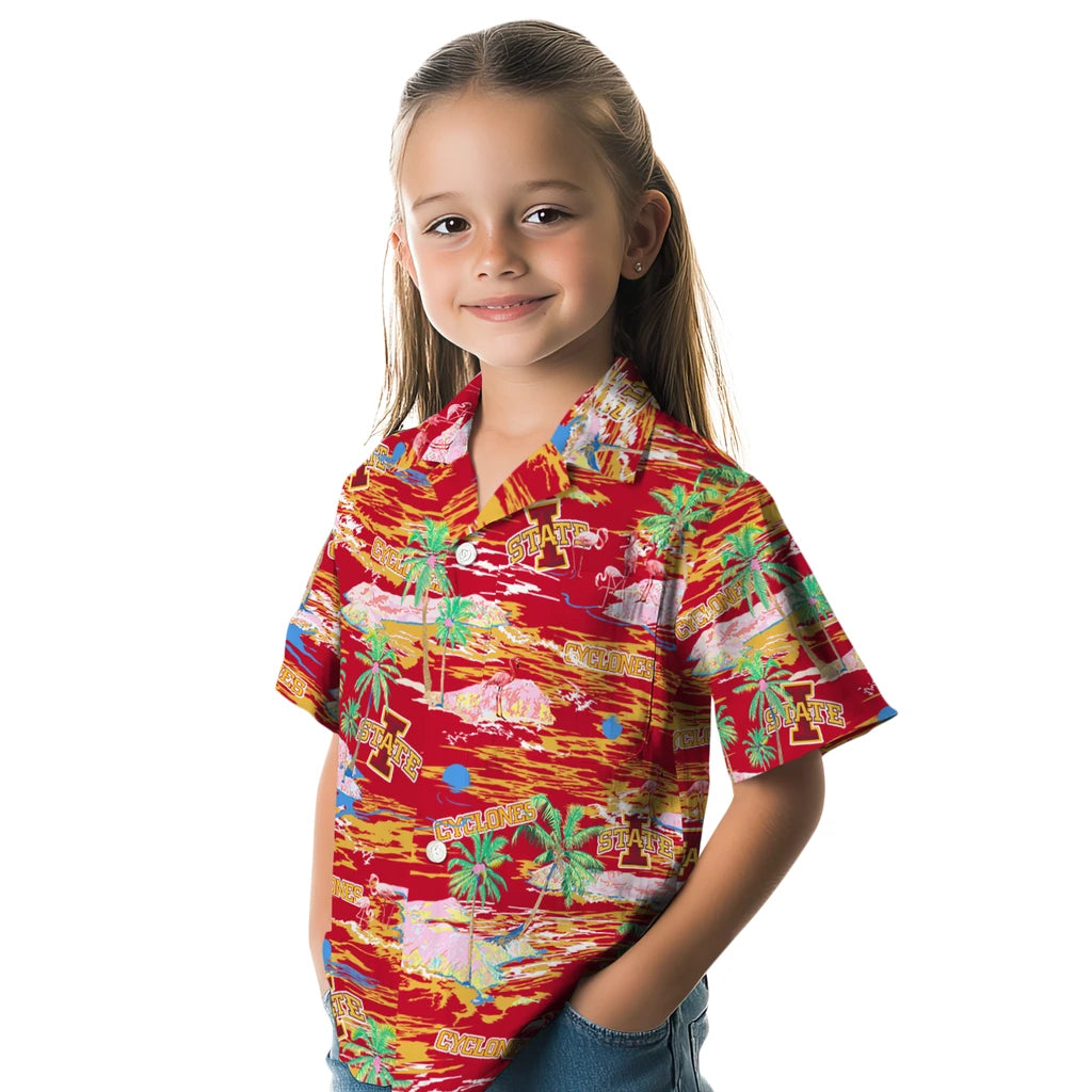 Iowa State Cyclones Hawaiian Shirt - Hawaii Island | Hula Hawaiian Shirts