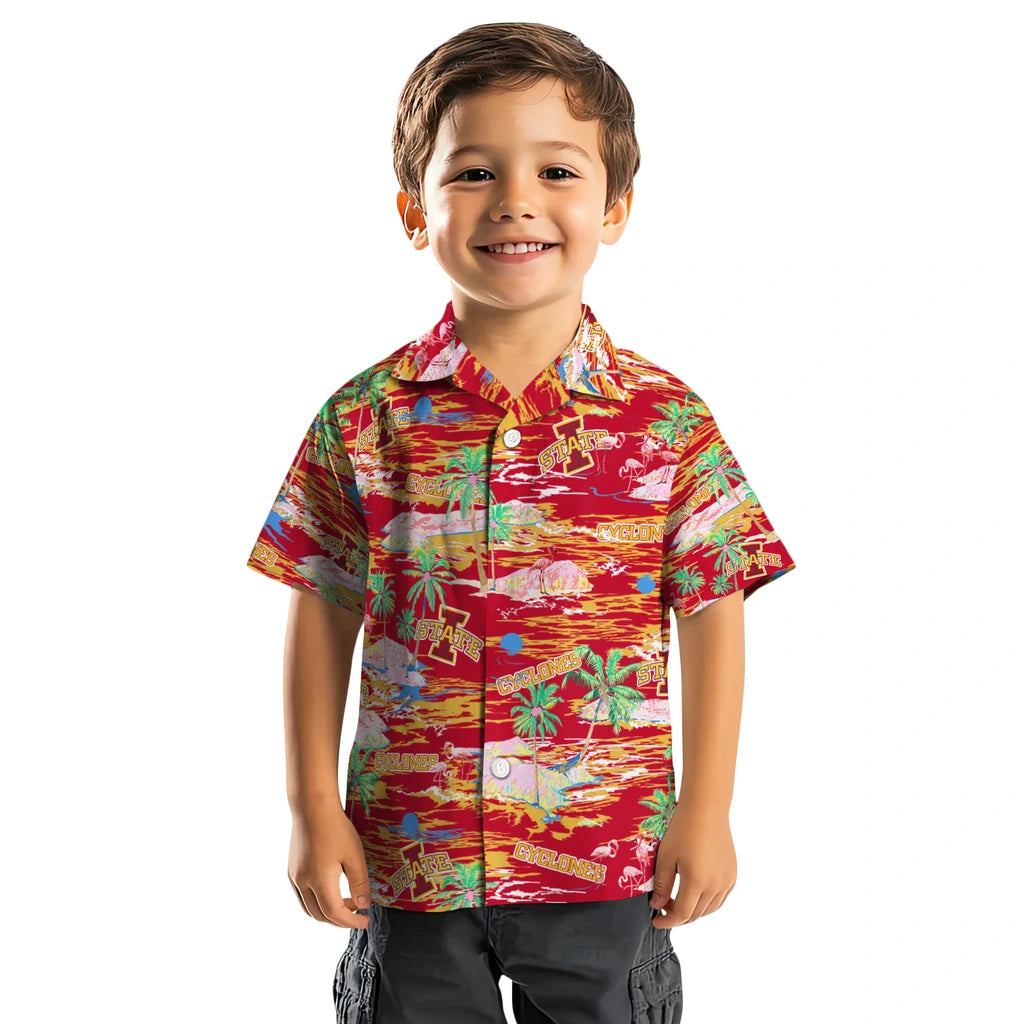 Iowa State Cyclones Hawaiian Shirt - Hawaii Island | Hula Hawaiian Shirts