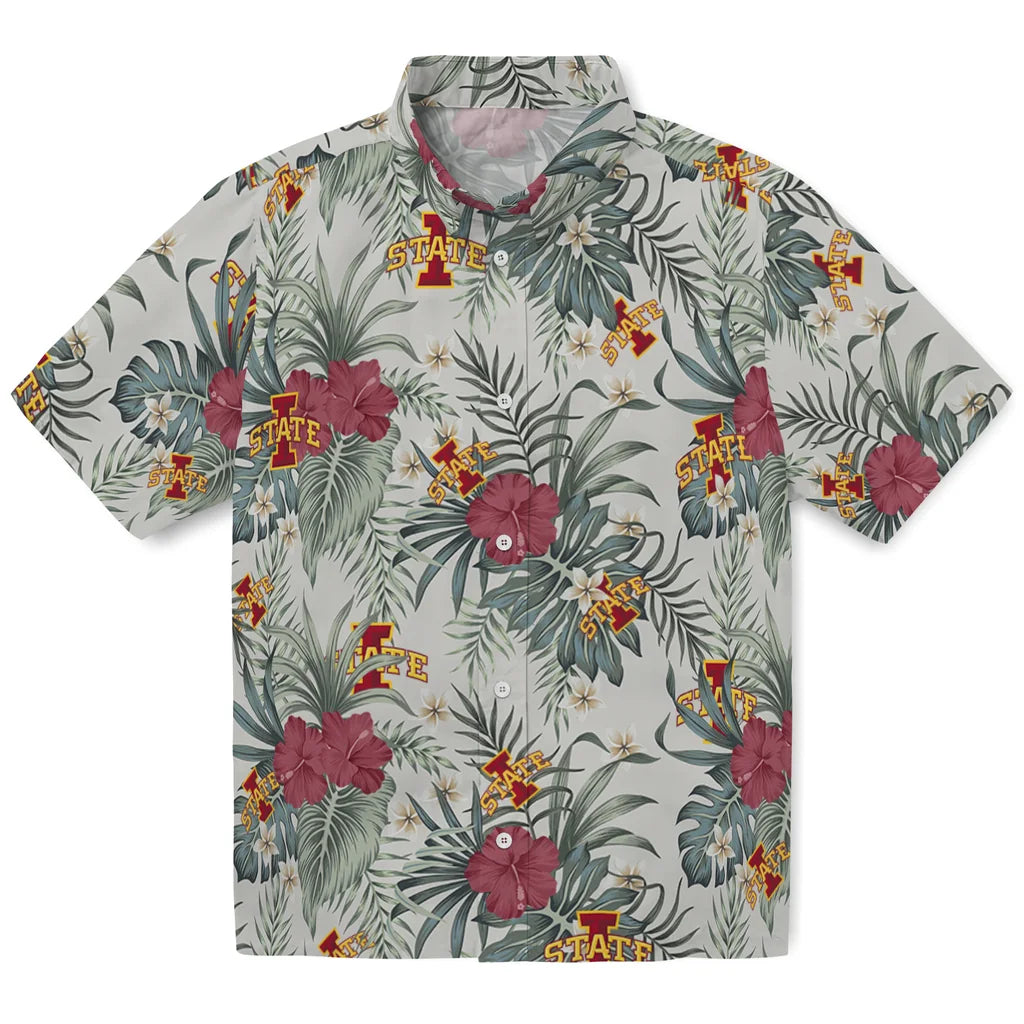 Iowa State Cyclones Hawaiian Shirt - Hibiscus Designs | Hula Hawaiian Shirts