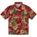 Iowa State Cyclones Hawaiian Shirt - Hibiscus Tiki Jungle | Hula Hawaiian Shirts