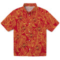 Iowa State Cyclones Hawaiian Shirt - Leaf Outline | Hula Hawaiian Shirts