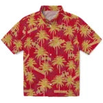 Iowa State Cyclones Hawaiian Shirt - Palm Tree Motif | Hula Hawaiian Shirts