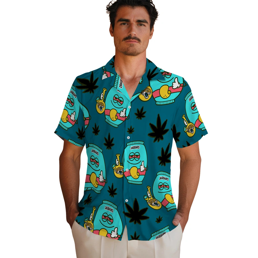 Jacksonville Jaguars Hawaiian Shirt - Chill Vibe | Hula Hawaiian Shirts