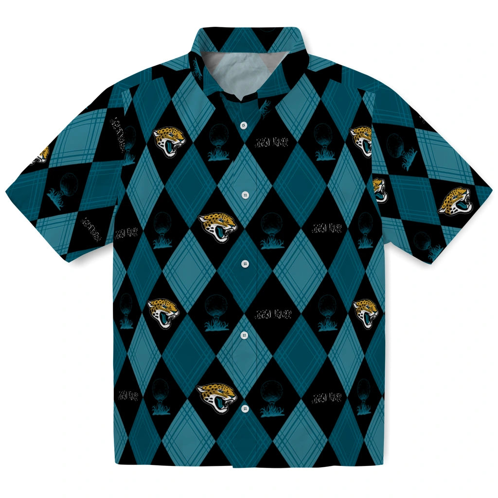 Jacksonville Jaguars Hawaiian Shirt - Golfing Plaid | Hula Hawaiian Shirts