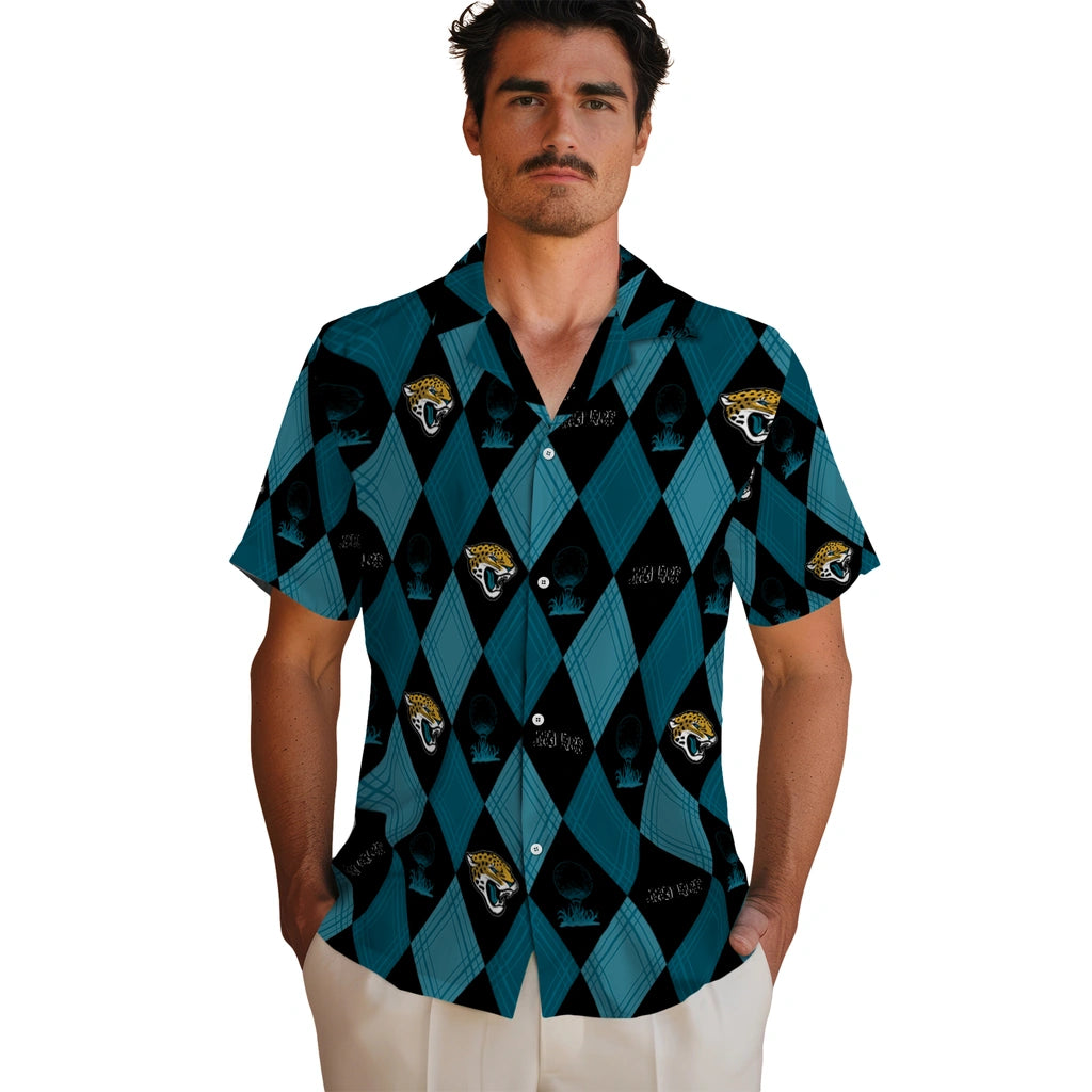 Jacksonville Jaguars Hawaiian Shirt - Golfing Plaid | Hula Hawaiian Shirts