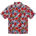 Jacksonville Jaguars Hawaiian Shirt - Hibiscus Fiesta | Hula Hawaiian Shirts