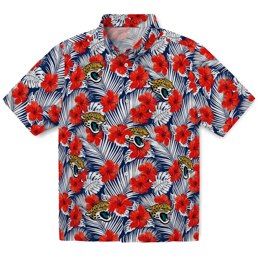 Jacksonville Jaguars Hawaiian Shirt - Hibiscus Fiesta | Hula Hawaiian Shirts