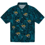 Jacksonville Jaguars Hawaiian Shirt - Leaf Outline | Hula Hawaiian Shirts