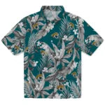 Jacksonville Jaguars Hawaiian Shirt - Palm Leaves | Hula Hawaiian Shirts