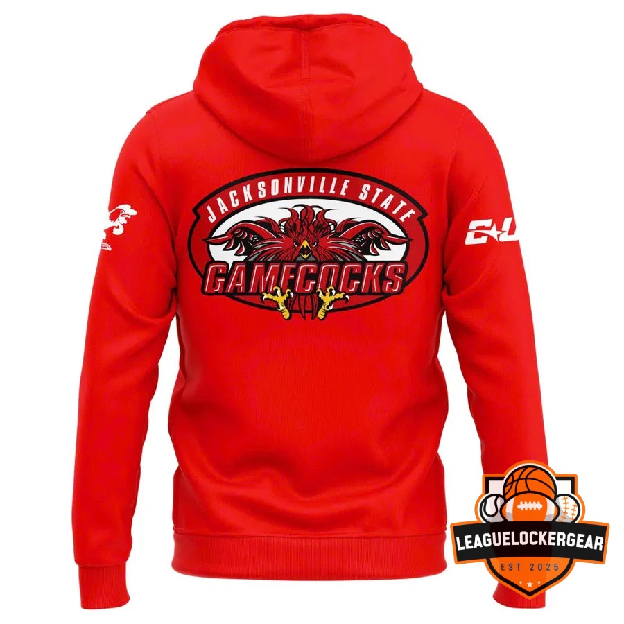 Jacksonville State Gamecocks 2026 Conference USA Baseball Champions Hoodie - LeagueLockerGear