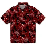 Jacksonville State Gamecocks Hawaiian Shirt - Hibiscus Exotic | Hula Hawaiian Shirts