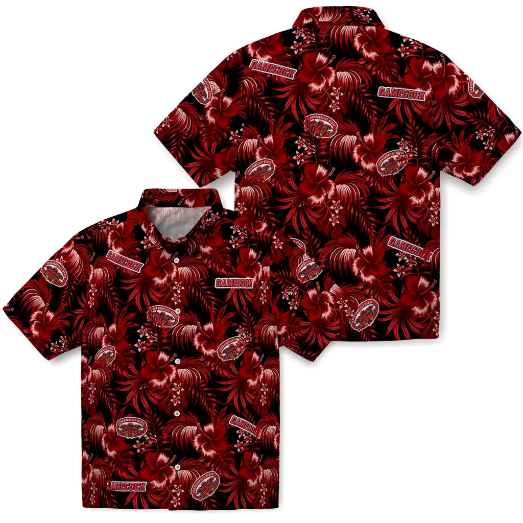 Jacksonville State Gamecocks Hawaiian Shirt - Hibiscus Exotic | Hula Hawaiian Shirts
